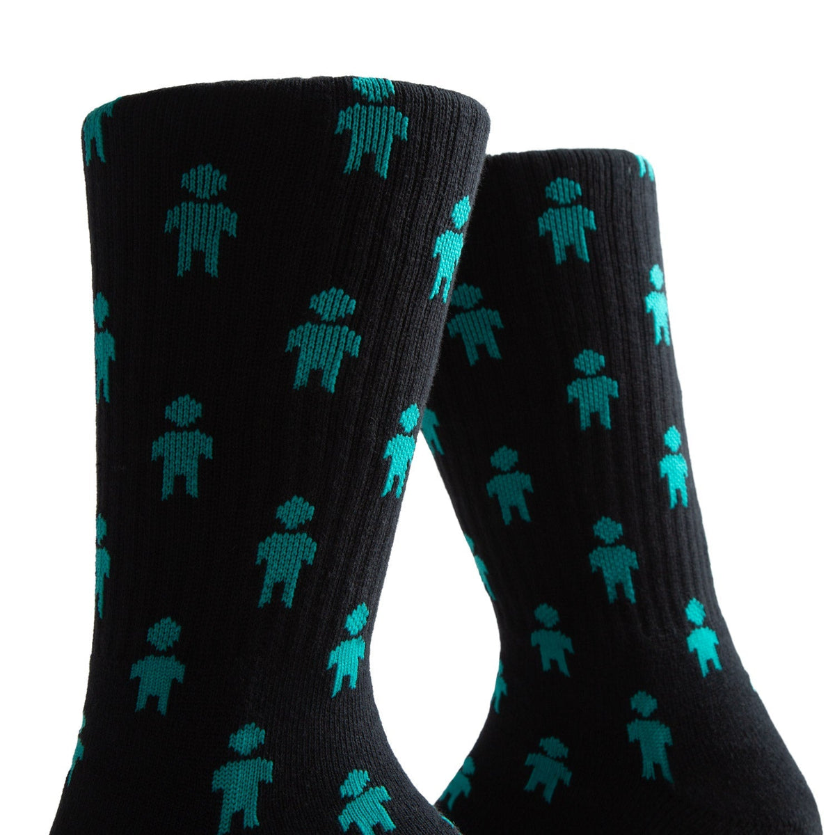 Alien Workshop Solo Pattern Socks - Black/Teal