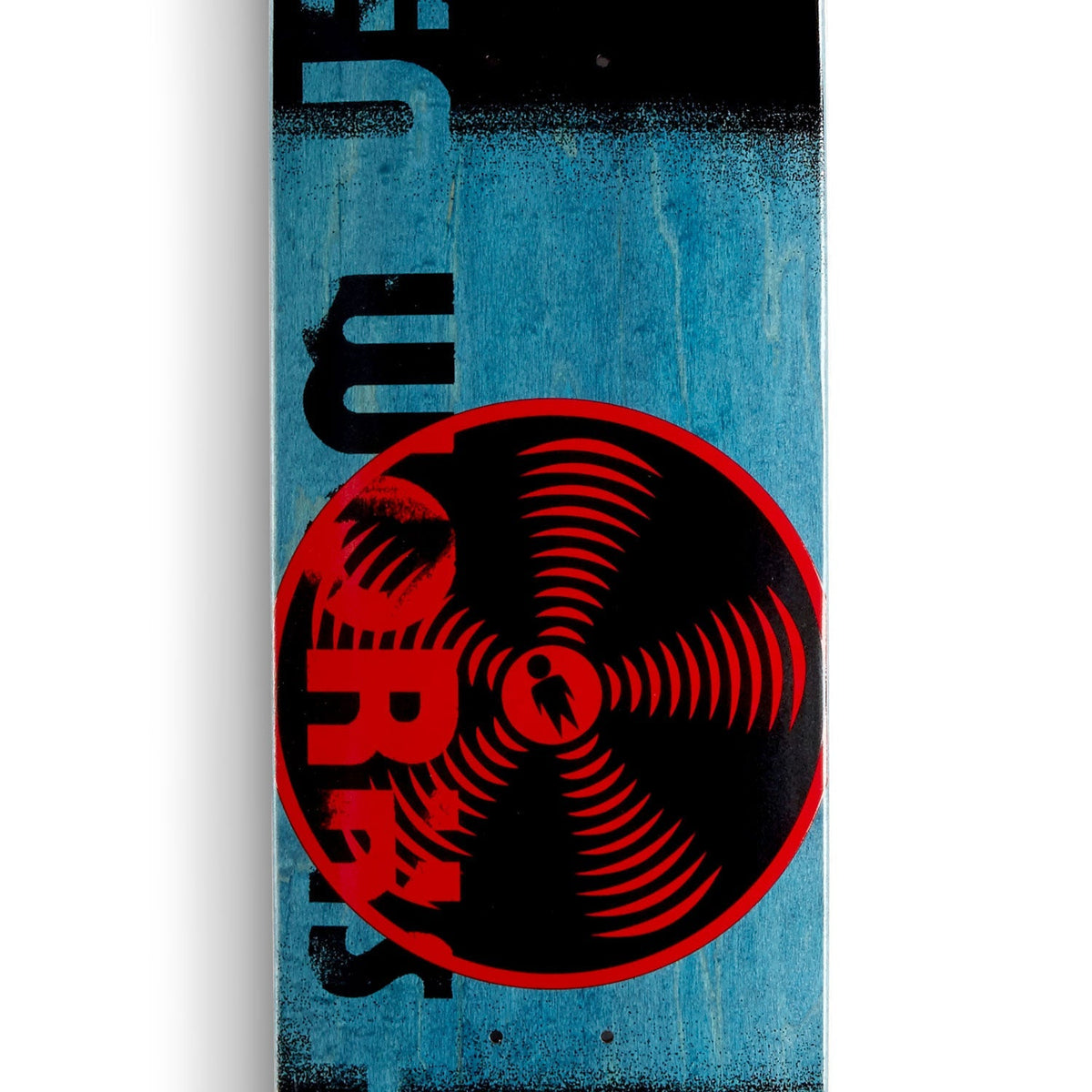 Alien Workshop Sonic Twin Tail Skateboard Deck - Black/Red - 8.25"