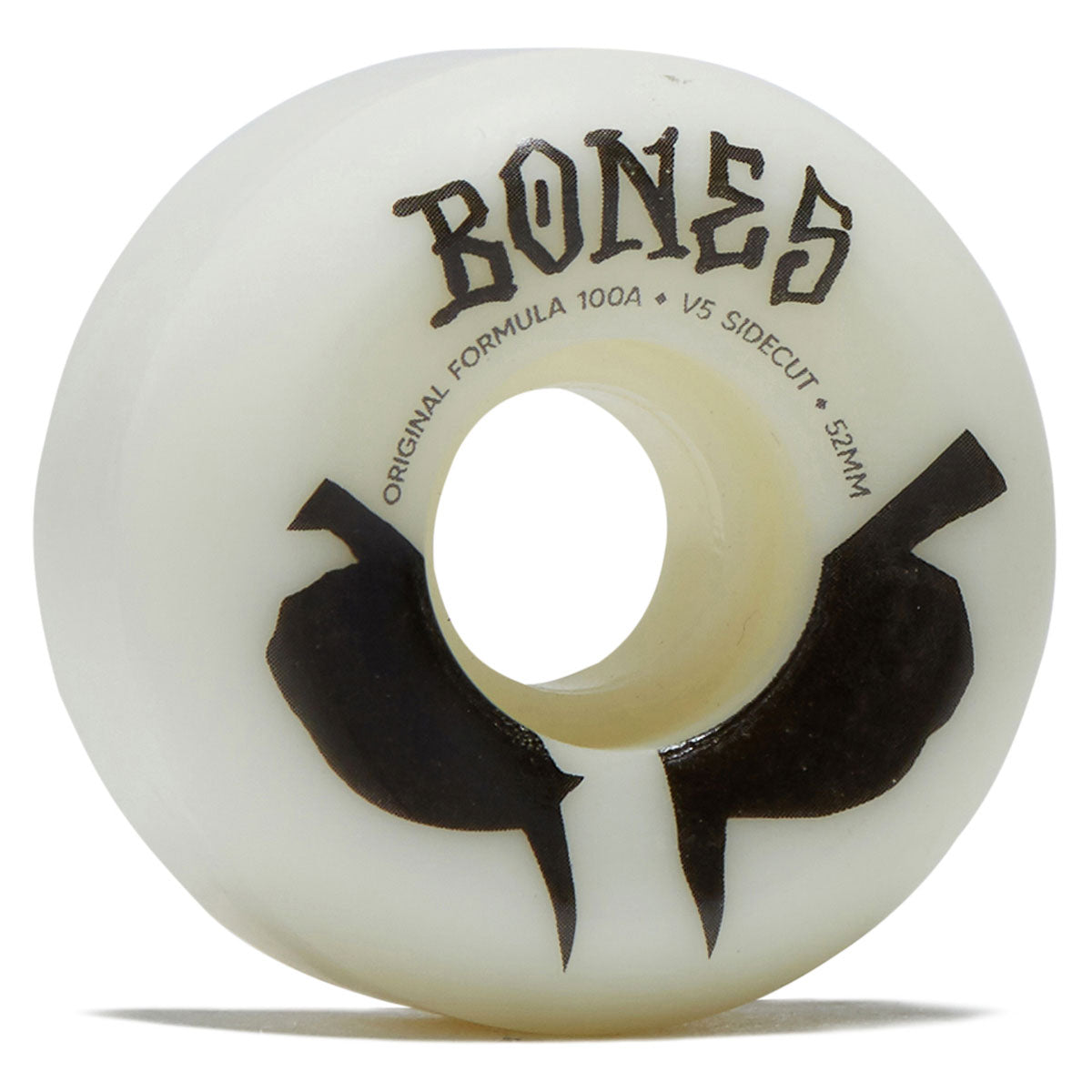 Bones 100s Sidecuts 100a V5 Sidecut Skateboard Wheels - White 2026 - 52mm
