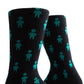 Alien Workshop Solo Pattern Socks - Black/Teal