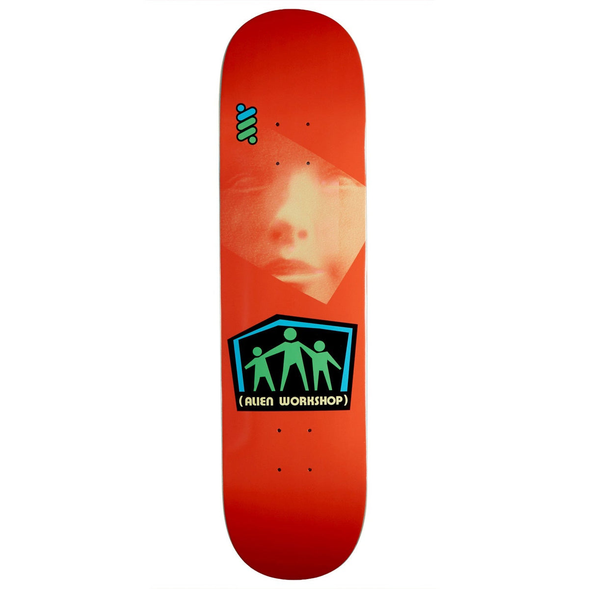 Alien Workshop Shelter Logo Skateboard Deck - Orange - 8.00"