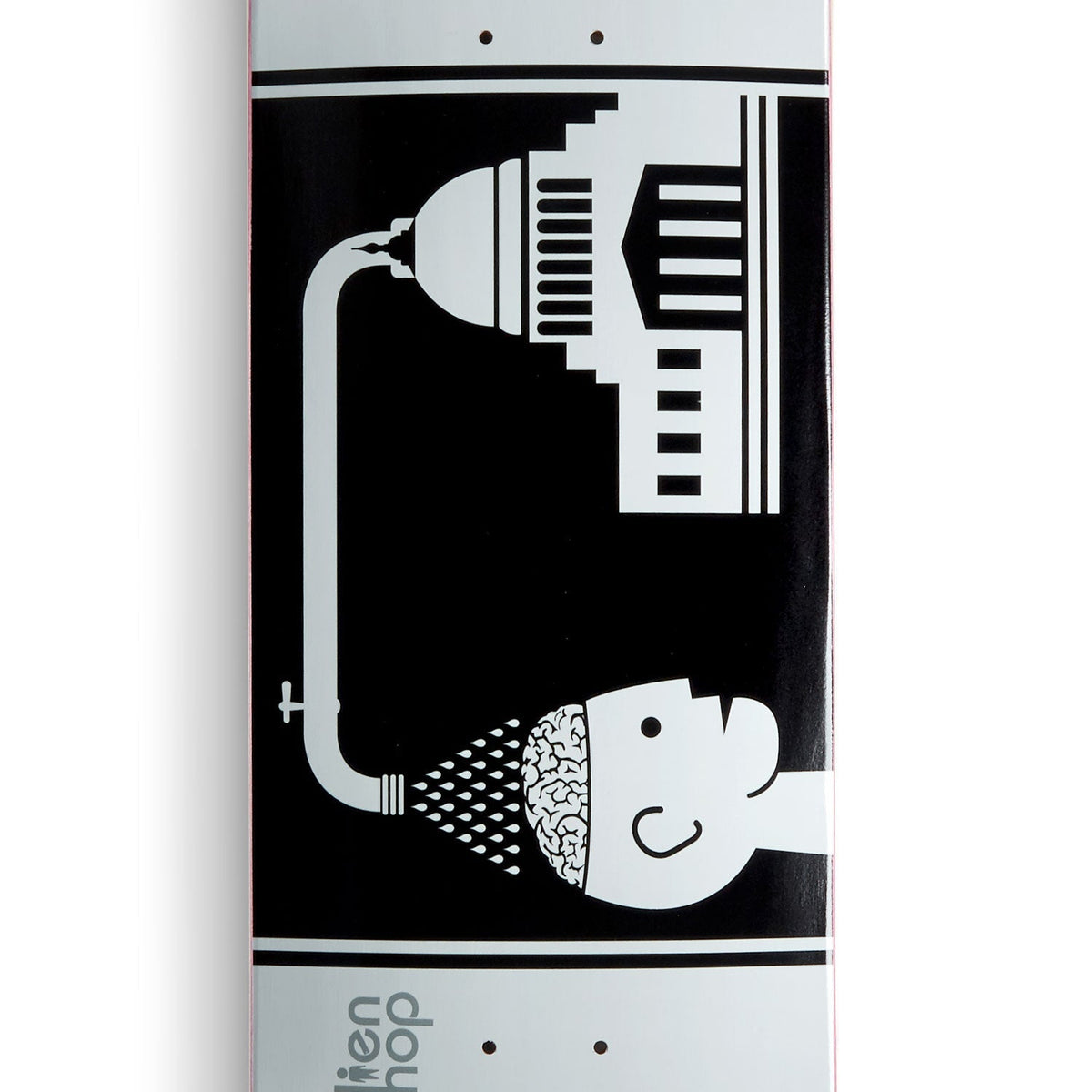 Alien Workshop Brainwash Skateboard Deck - White - 8.625"