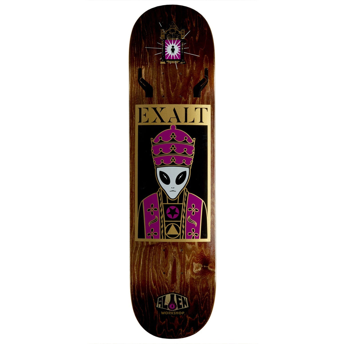 Alien Workshop Exalt High Priest 1 Skateboard Deck - Assorted Stains - 8.00"