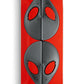 Alien Workshop Scanners Twin Tail Skateboard Deck - Red - 8.30"