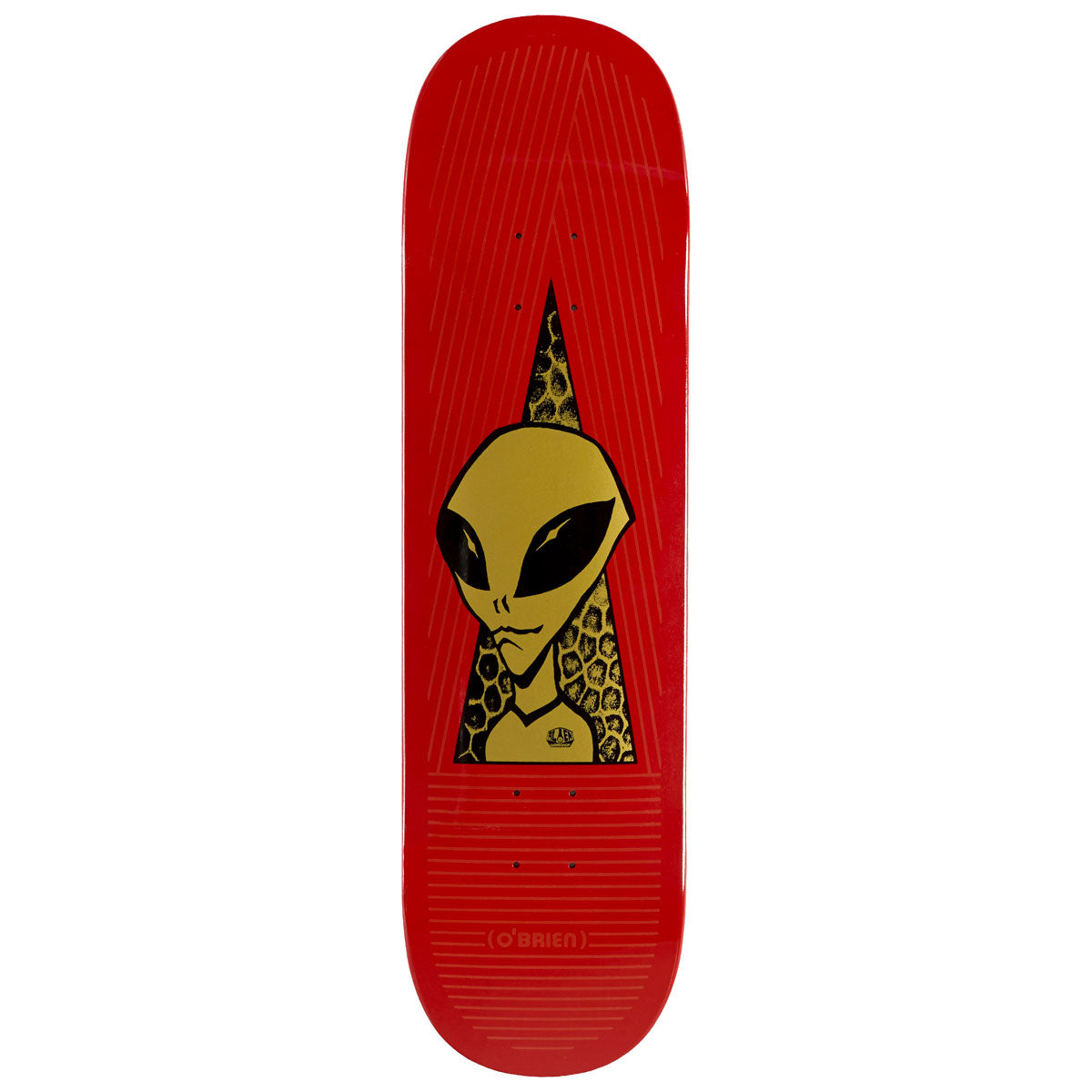 Alien Workshop OBrien Visitor Gold Skateboard Deck - Full Dip - 8.50"
