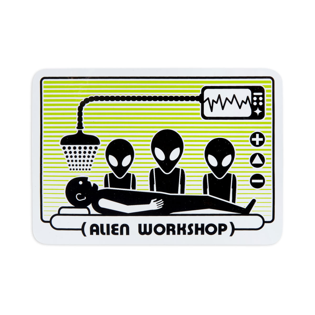 Alien Workshop Abduction Sticker - Green