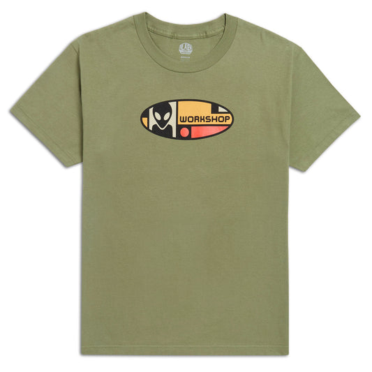 Alien Workshop Alien Oval T-Shirt - Green Clay