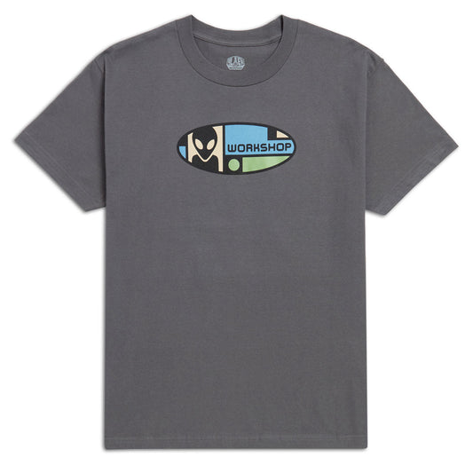 Alien Workshop Alien Oval T-Shirt - Smoke Grey