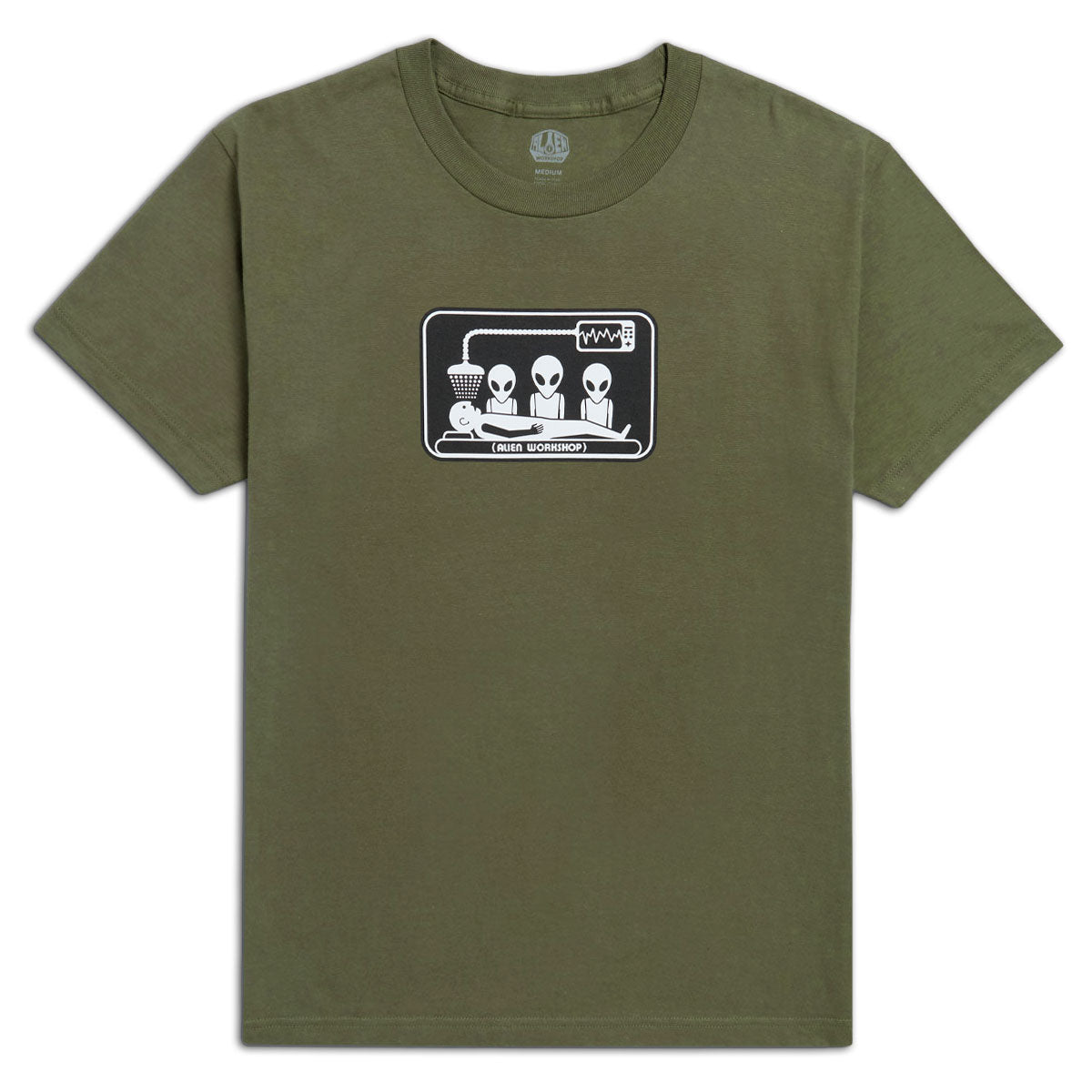 Alien Workshop Abduction T-Shirt - Fatigue Green