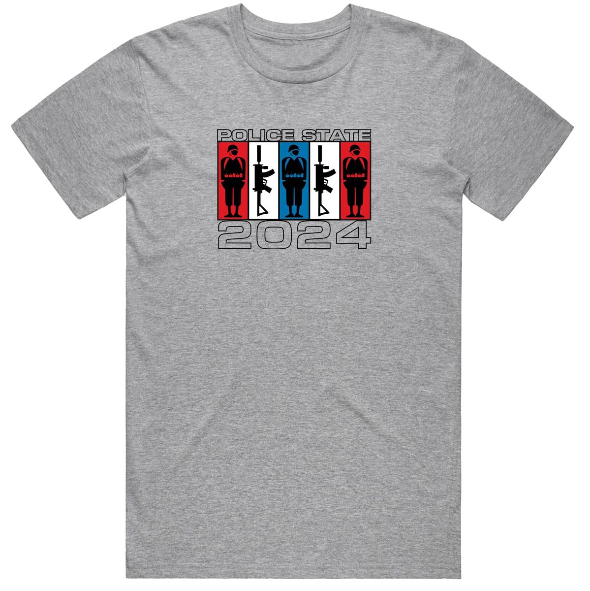 Alien Workshop Police State T-Shirt - Heather Gray