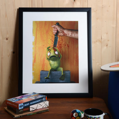 Stabbing Art Print